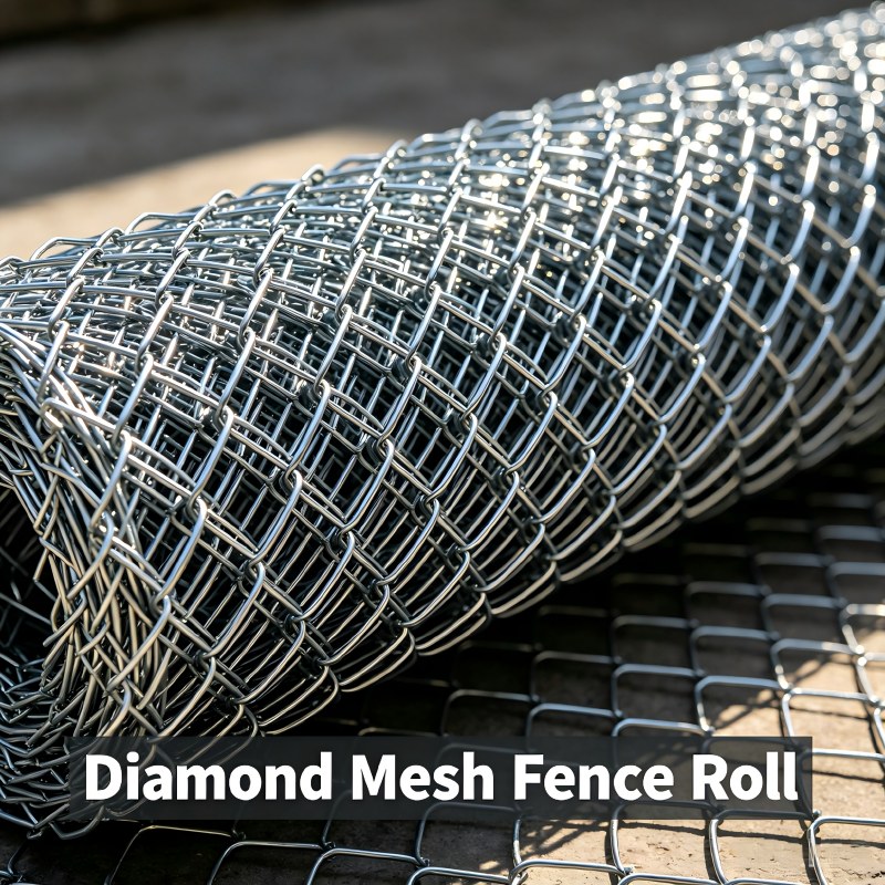 Diamond Mesh Fence Roll