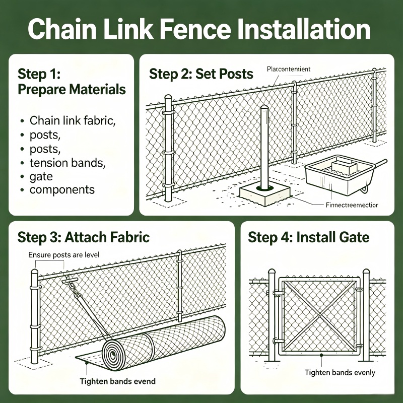 Chain Link Mesh Detail