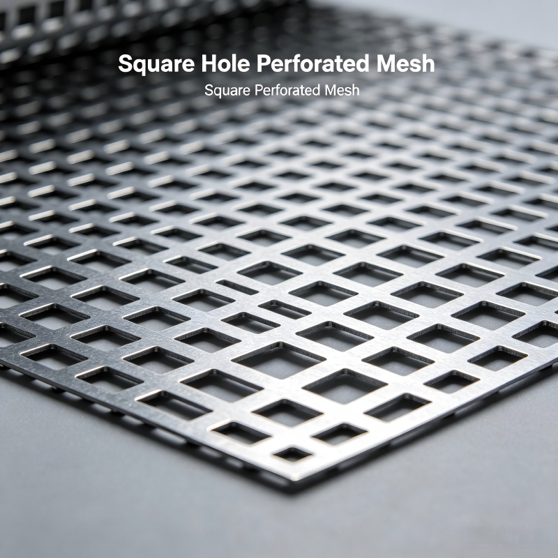 Square Hole Perforated Mesh