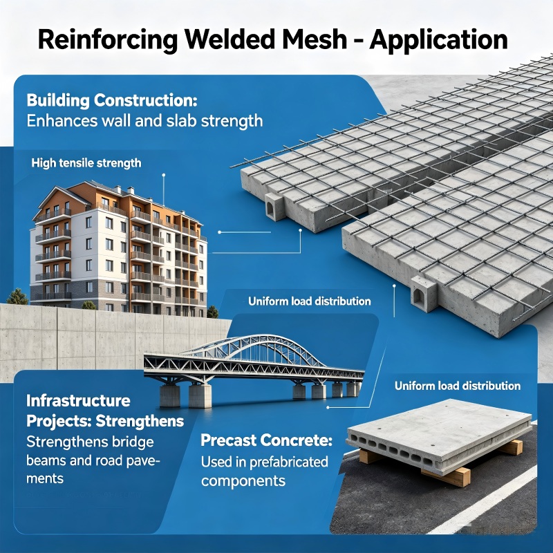 Reinforcing Welded Mesh - Application