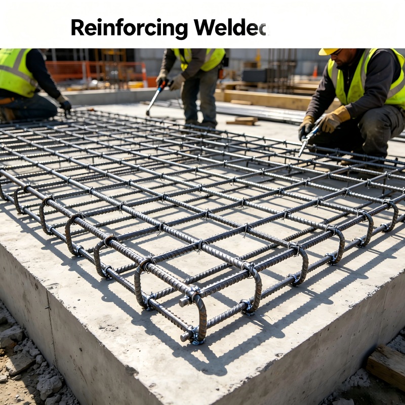 Reinforcing Welded Mesh - Construction site