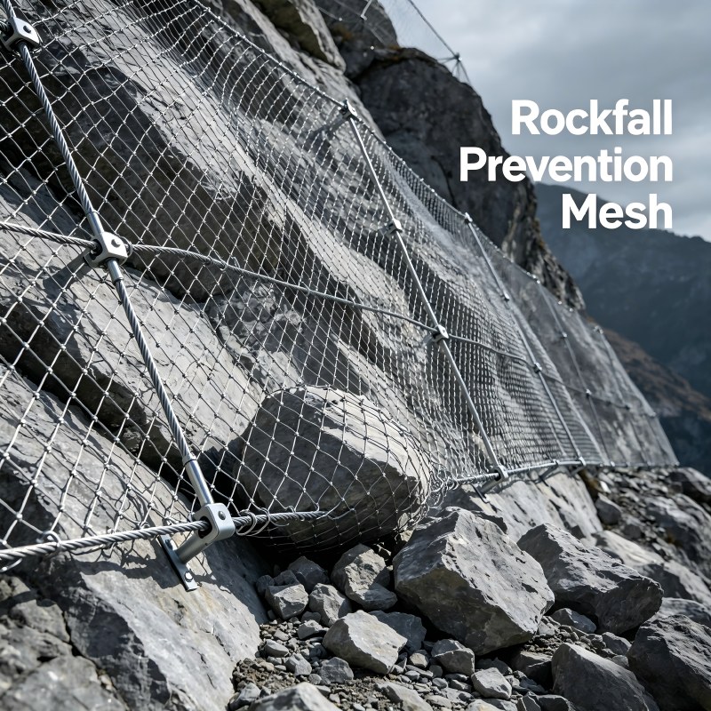 Rockfall Prevention Mesh