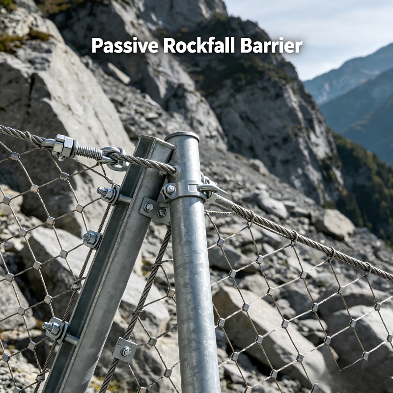 Passive Rockfall Barrier