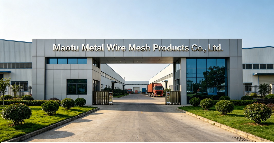 Maotu Metal Wire Mesh Factory Gate